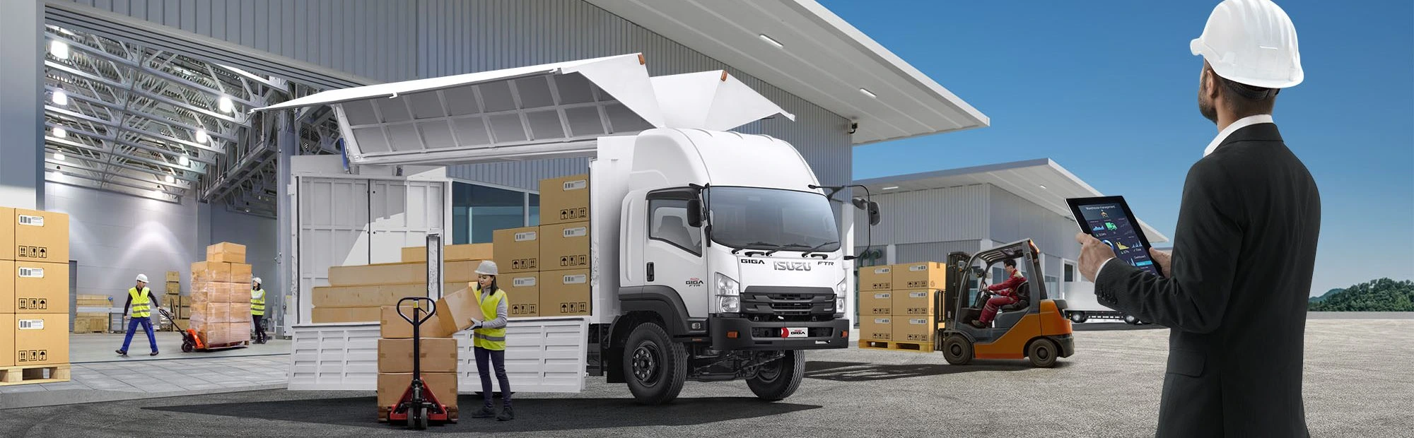 Isuzu Traga, ELF dan Giga - Dealer Resmi